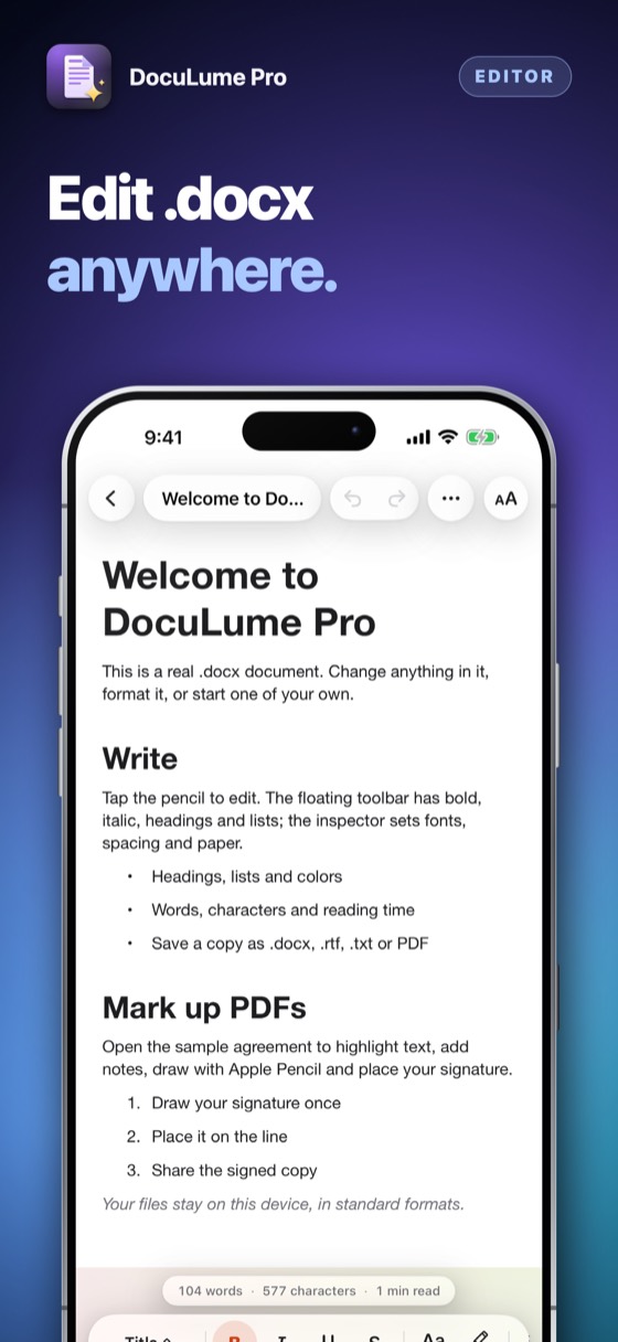 DocuLume Pro – Any file to any other.