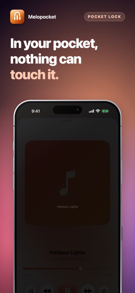Melopocket – A shield that eats every touch.