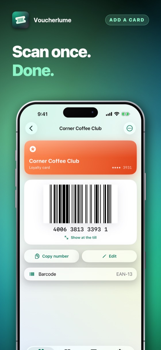 Voucherlume – Every card that needs attention, in one list.