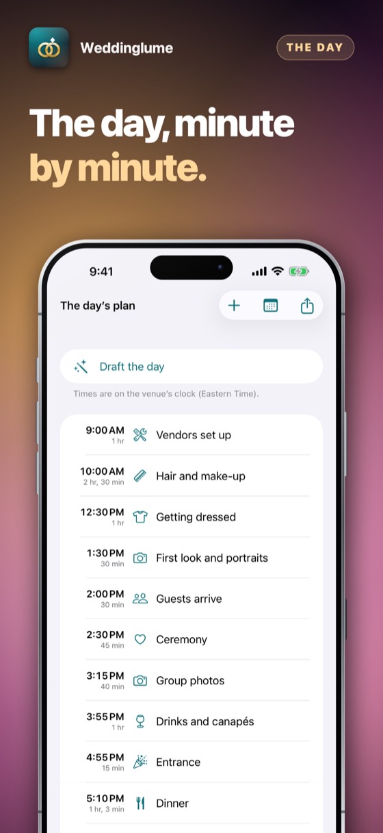 Weddinglume – A list of wishes, or an envelope.