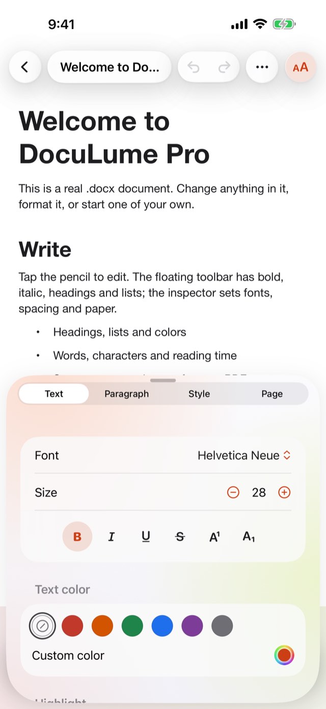 DocuLume Pro – Docs, PDF, scan