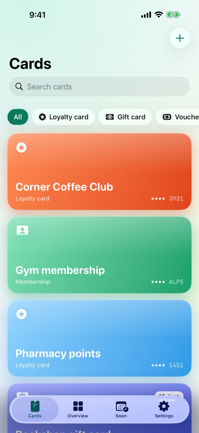 Voucherlume – Every card, one wallet