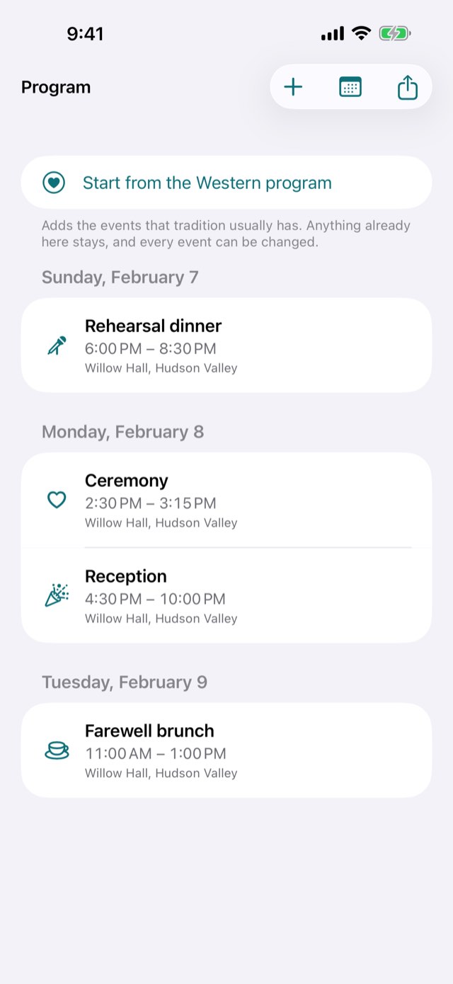 Weddinglume – A wedding, wherever it is held